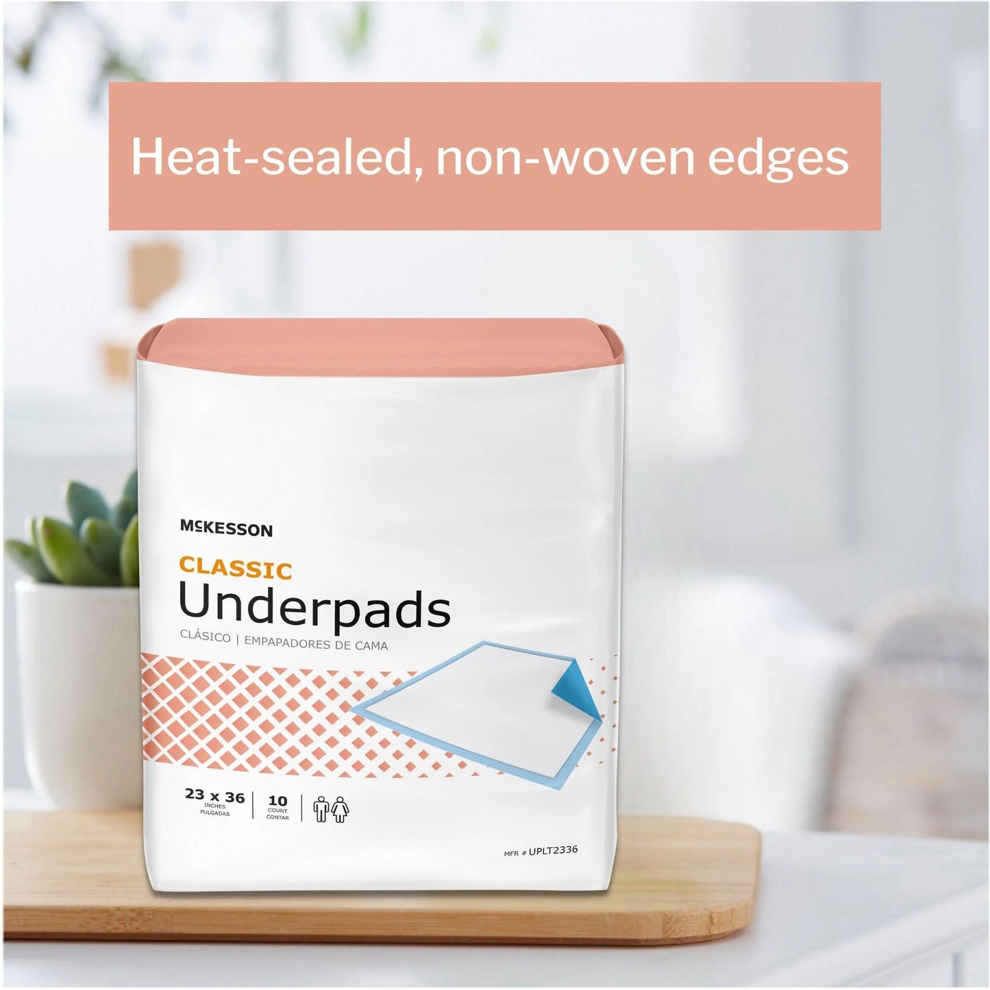 Classic Underpads, Light Incontinence Absorbency - 23 in X 36 In, 150 Ct