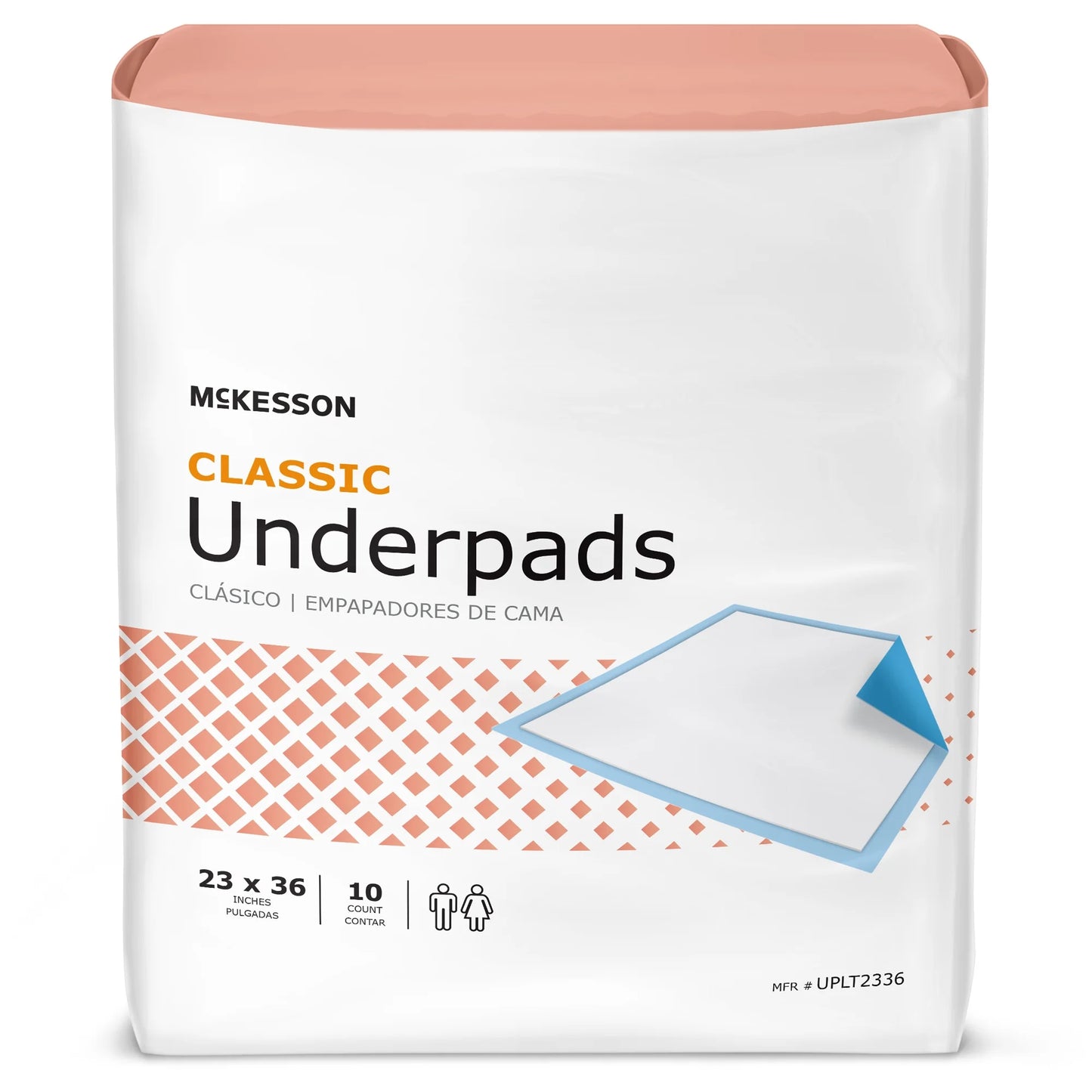 Classic Underpads, Light Incontinence Absorbency - 23 in X 36 In, 150 Ct