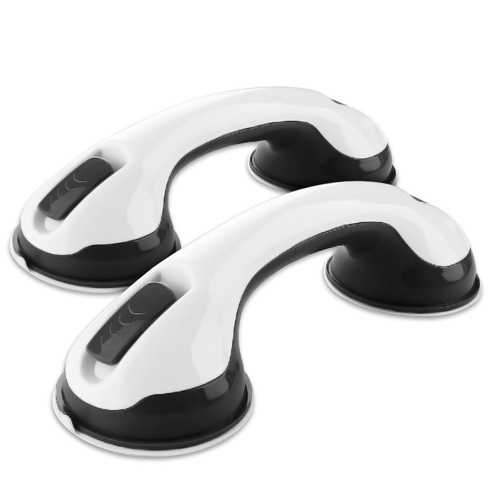 2 Pcs Handicap Grab Bars - 2Pcs - Safety Suction Cup Bath Grips for Tub Heavy...