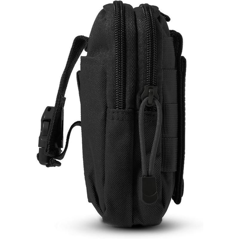 Tactical Waist Pouch EDC Molle Waist Bag Belt Phone Pouch Holster Purse Carrying Pouch for Smartphone, Tools DOUN