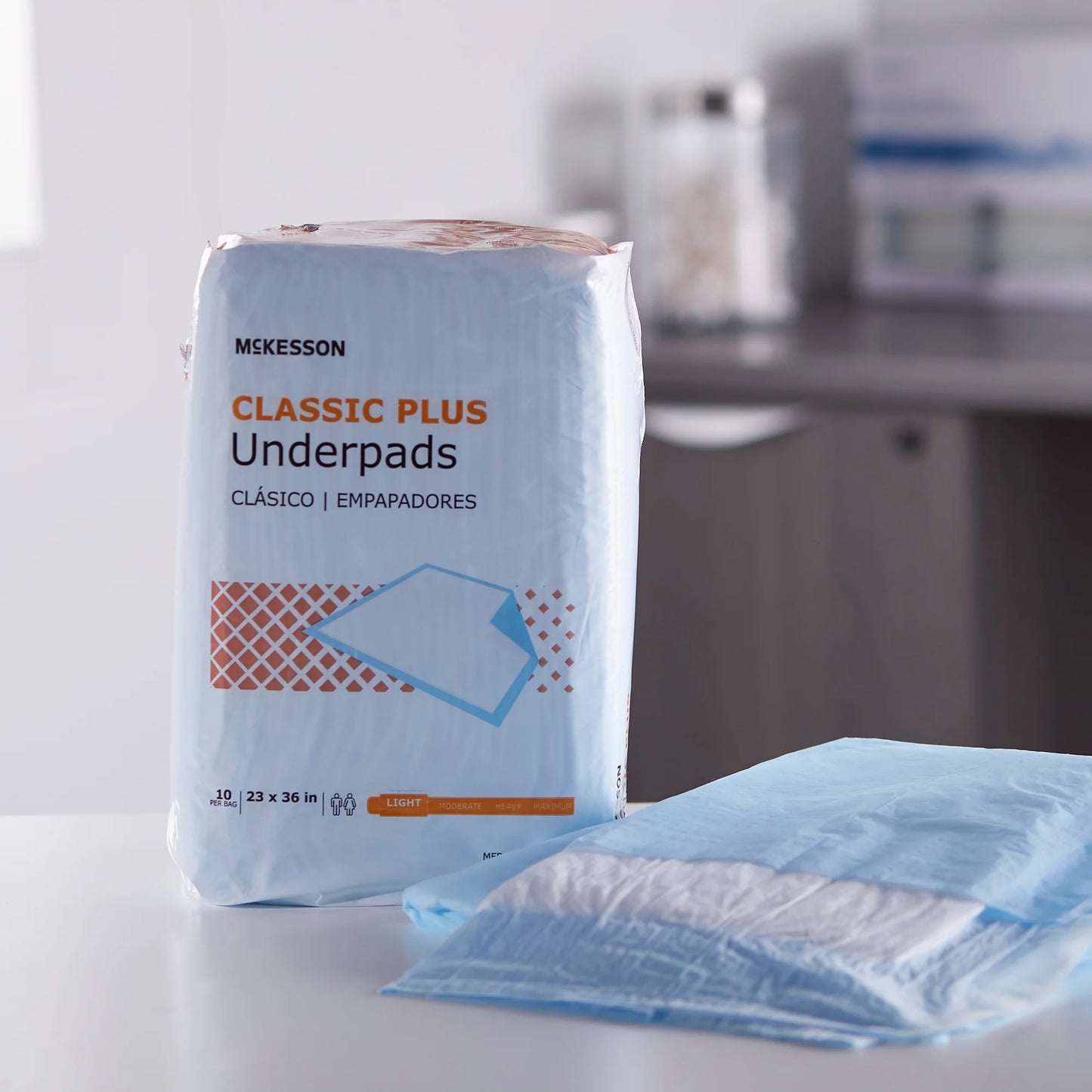 Classic Underpads, Light Incontinence Absorbency - 23 in X 36 In, 150 Ct