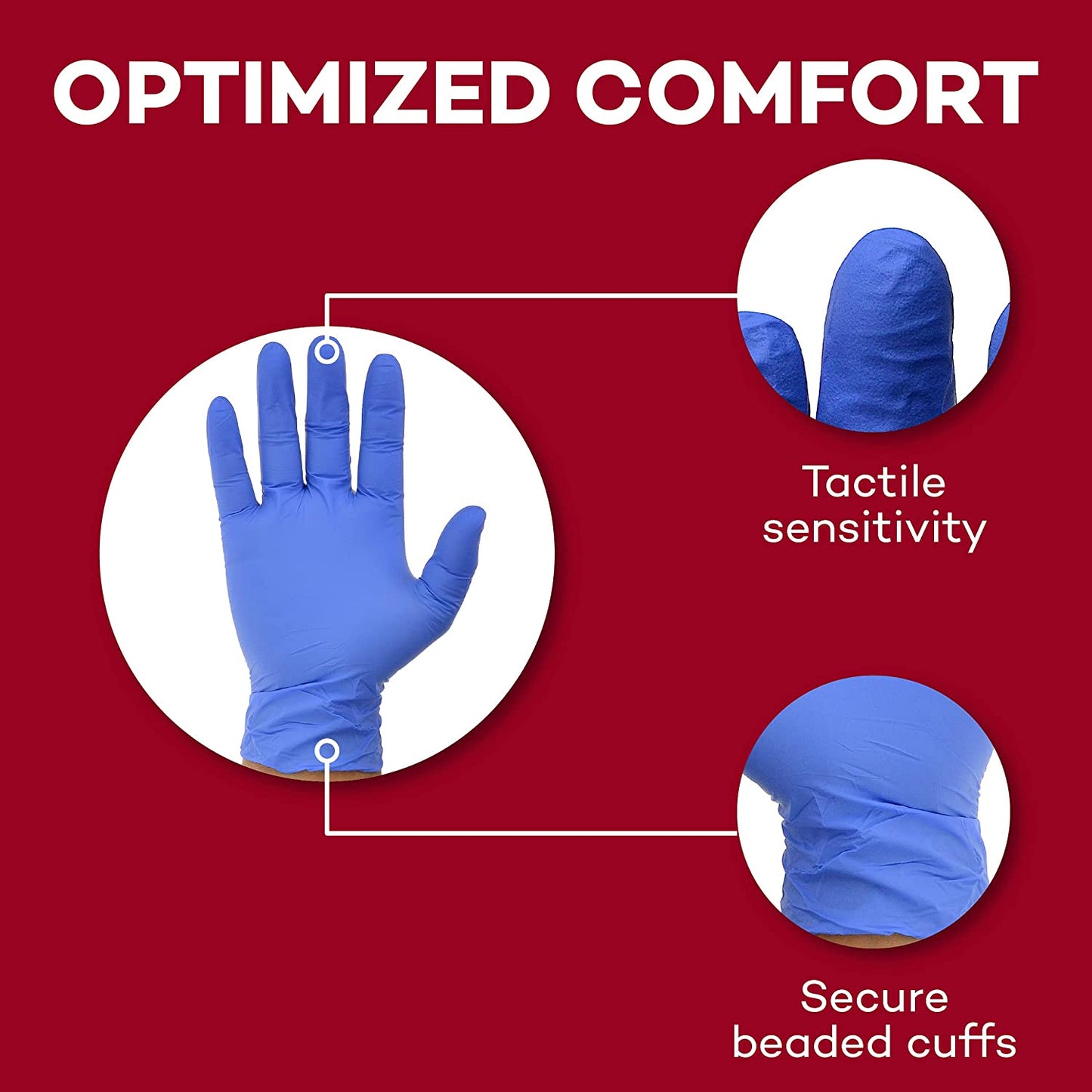 Nitrile Medical Grade Exam Gloves, Disposable, Latex-Free, Medium (200 Ct.)