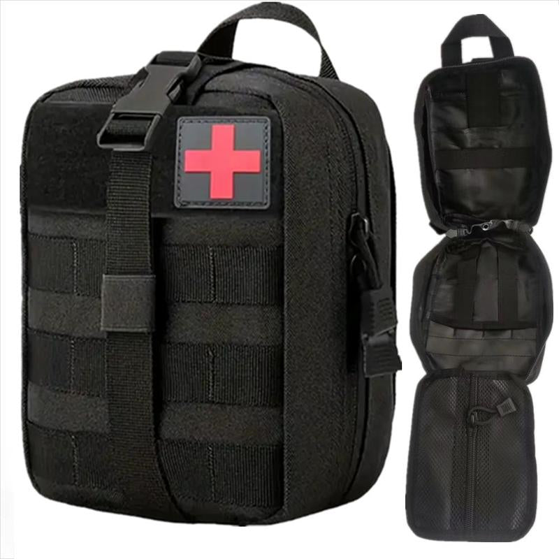 Tactical Rip-Away First-Aid Pouch, Emergency Medical Bag, Multifunctional Storage Bag for Outdoor Camping & Hiking, Outdoor Tools, Summer Gift